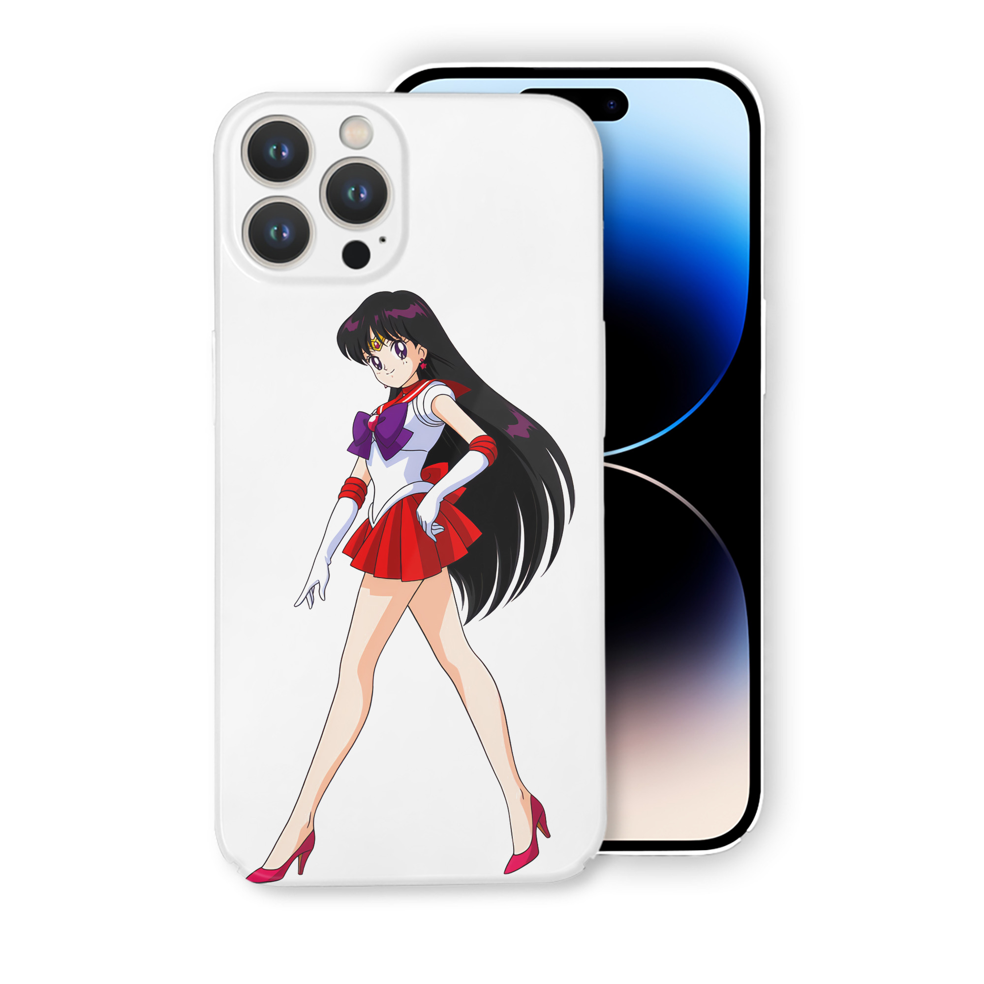 （画像用） 美少女戦士セーラームーン 火野レイ ひの レイ Sailor Moon Hino Rei （セーラーマーズ,Sailor Mars） 【iPhone 14シリーズ対応】ハードケース